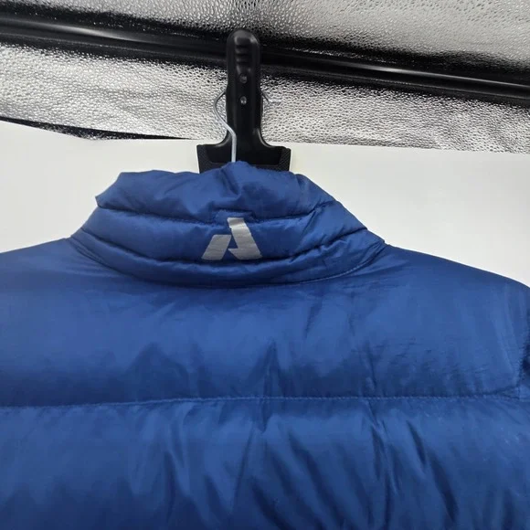 Eddie Bauer STORMDOWN 800 Down Puffer Vest Men's 2XL Blue Full Zip Pockets Warm - Picture 11 of 16